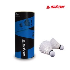스타 셔틀콕 DB213 (3개입), 화이트, 1세트