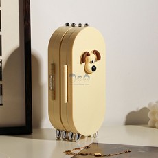 首飾收納盒，多層桌面飾品收納盒，耳環項鍊戒指化妝品收納架，台灣出貨, 贈狗狗貼-大容量, 1個