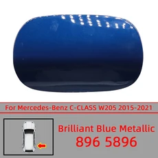 자동차 부품 2057570106 메르세데스 벤츠 C-클래스 W205 연료 주입구 덮개 하우징 쉘 도색됨, 09 Brilliant Blue
