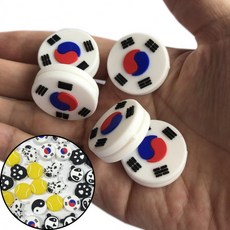 실용적인 테니스 라켓 댐퍼 완충기 테니스 그립 보호, 1개, C형