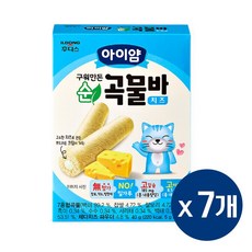 일동후디스 구워만든 순곡물 바, 치즈, 40g, 7개