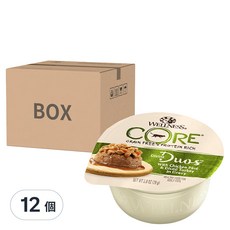 Wellness CORE Divine Duos 主食餐杯, 火雞肉塊 + 雞肉泥, 79g, 12個