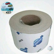 美國NORTON諾頓背植絨砂紙(5米) 乾濕兩用 多材質適用, 1個, 80