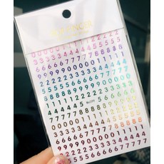 새로운 로마 작은 26 알파벳 문자 번호 스티커 로마 문자 네일 스티커 대문자 골든 실버 블랙 레터 스티커, 하나, 1개