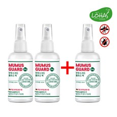 모기기피제 진드기퇴치제 무무스가드플러스 60mlx3개 이카리딘15％, 60ml, 3개