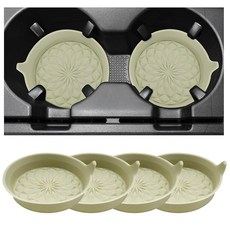 BWWND 4 PCS 자동차 컵 홀더 터 2 75인치 미끄럼 방지 삽입 실리콘 매트 대부분의 차량을 위한 충격 실내 액세서리(핑크), Yellow