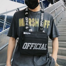 라움샵 서바이벌가방 낚시가방 남성 조끼 배낭 밀리터리 체스트백 전술 가슴 가방, 그레이