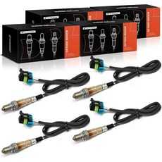 에이프리미엄 산소 센서 쉐보레 GMC 캐딜락 뷰익 및 새턴 모델과 호환 가능 이쿼녹스 임팔라 트래버스 캡티바 스포츠 테리언 SRX 알루어 라크로스 업스트림 다운스트림 4개 세트