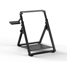 【格森】折疊賽車模擬器支架 適用於羅技圖馬思特方向盤 可折疊遊戲座椅, 1個, X型摺疊支架