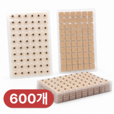조선혈방 귀 지압 패치 혈자리 스티커, 스킨색, 600개 스킨색, 600개