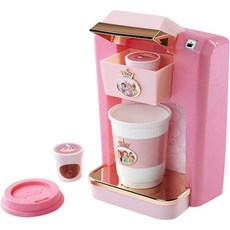 Disney Princess Style 디즈니 프린세스 스타일 플레이 고메 커피 메이커 4피스 세트 핑크 7.5 L x 4.75 W 9 H