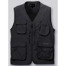 Wildland 荒野 中性透氣抗UV多口袋背心 W1706-96深鐵灰色, L