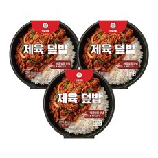[본사직영] 천일식품 제육 덮밥, 3개, 280g