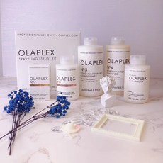 OLAPLEX 歐啦 結構式護髮系列 設計師旅行組 (含No.3 No.4 No.5 No.6 No.7), 1個, 歐啦1號+2號*2 525ml盒裝