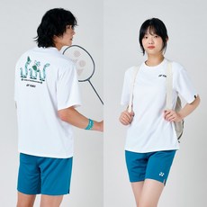 요넥스 251TS049U 배드민턴 공용 오버핏 반팔 티셔츠