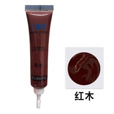木紋修補漆 家具修補膏 木頭修補膏 傢具刮痕修復 木紋補漆筆 家具漆 木器漆 木紋漆 木地板, 1個, 紅木