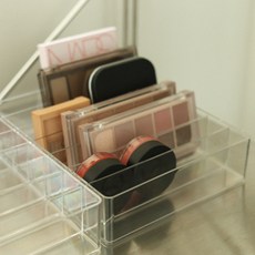 뉴앤룩 아크릴 아이섀도우 칸막이 정리함, 투명