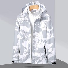 防風連帽衝鋒衣外套 - 秋冬三合一機能外套