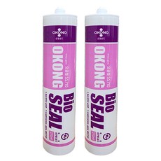 오공 욕실용 바이오 실리콘 실란트 백색-2개, 2개