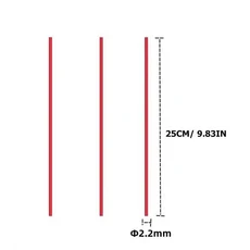 100pcs 12/25/50cm 플라스틱 스프레이 캔 빨대 먼지 제거제 분무기 노즐 스프링클러 교체 확장, 02 25cm
