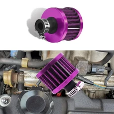 6가지 색상 12mm 에어 필터 미니 - 자동차 및 오토바이용 범용 콜드 인테이크 브리더 벤트