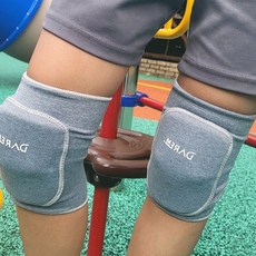 무릎 보호대 어린이 패드 압박 인라인 자전거 학생 관절, 1개, yuna  핑크_S