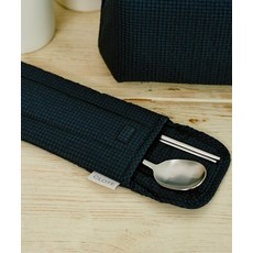 [클로트] 패디드 파우치 - 네이비