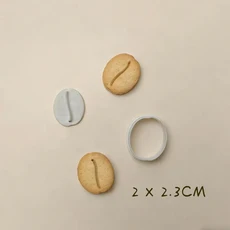okk 啤酒杯餅乾模具 DIY烘焙按壓模具, 咖啡豆, 1套