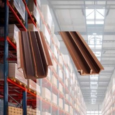 비양네 유리홈레일 5mmX1800mm 가구부속, 하부