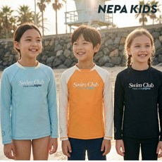 (키즈)스윔클럽 래시가드 티셔츠_KL33003