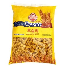 오뚜기 프레스코 듀럼밀 후실리 500g 파스타면 aa0+972xL, 1개