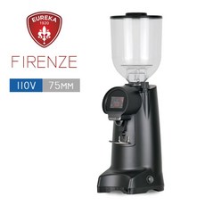 EUREKA 優瑞卡 FIRENZE 75 咖啡磨豆機，75mm 刀盤，110V HG1570BK (黑色), HG1570BK 黑色 110V