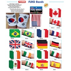투나 국기 손목밴드(flag bands) 테니스 긴 손목밴드, '프랑스', 1개