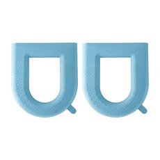 이지앤코 사계절 EVA 고리형 변기커버 변기시트, 2개, 라이트블루