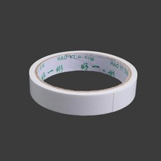 8M 양면 테이프 흰색 5/8/10/12/15/18/20/30MM 초박형 접착 손 고 강력한 초강력 찢어짐, 1Pcs 18mm