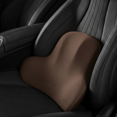 루먼트 의자 받침 등받이 허리 쿠션 차량용 사무용, 1개, 브라운