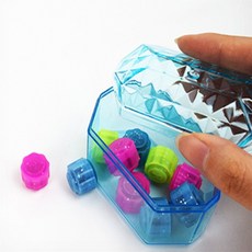 워니샵디자인 어두운색크리스탈공기놀이 공기놀이