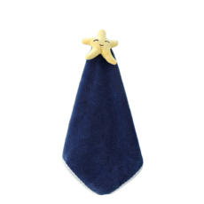 多款可愛動物造型珊瑚絨擦手巾 柔軟吸水掛式 廚房浴室清潔巾 增添生活樂趣, 1個, 1個裝