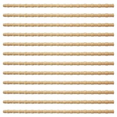 12팩 미완성 장식 나무 트림 40cm15.75인치 장식용 몰딩 귀여운 DIY 가정 벽 캐비닛 선반 창문 문 장식고아 라인 105840, 박 라인