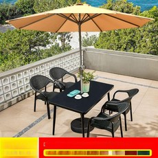 포리움 야장테이블 야장 테이블 간이 야장테이블세트, 1급 탄소강 테이블 4개 130cm 2 B