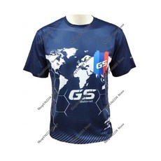 bmw 호환 GS Motorrad 바이크 오토바이 티셔츠 어드벤처 여행 라이드 남성용 모터스포츠 레이싱 팀 속건성 저지 네이비 블루 여름, [05] XXL, [02] 02, 1개