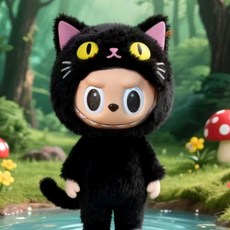 拉bubu 闇黑童話娃衣連體衣服 17cm搪膠公仔一代站姿替換衣服 夏季甄選, 1個, 暗黑童話（僅衣服）