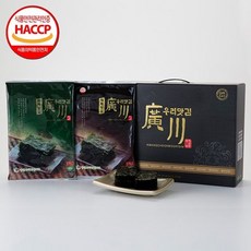 수출하는김 광천 우리맛김 파래 전장김 선물세트, 20개