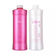 DK 허브 오미자 펌 1제1000ml+2제1000ml 대용량 파마약, 2개