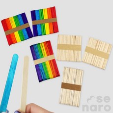 새나로 하드바 나무 스틱 아이스크림, 칼라(소)