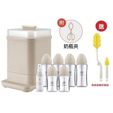 Simba 小獅王辛巴 高效蒸氣消毒鍋 附奶瓶夾 贈奶瓶奶嘴刷, 1個, 贈品:送奶瓶奶嘴刷