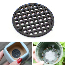 가정용 화분 원형 깔망 꽃집 화분 흙 원형 거름망 2.5cm 5개입