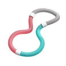 天天GO 彈簧呼拉圈/呼拉圈/健身圈, 馬卡龍, 1個, 1.3kg