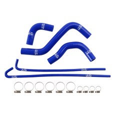 Kawasaki Z900 2017-2024專用矽膠水管-極限超快感，耐高溫材質有效降低引擎溫度，提升冷卻系統效率, 藍色, 1個