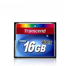 CF 메모리카드 트랜센드 400X DSLR 16GB, 패키지 2, 1개, 1GB